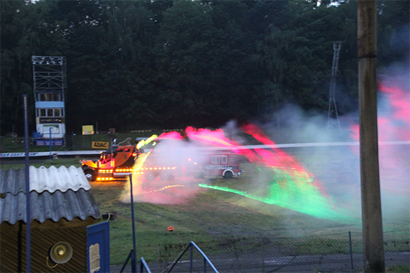 Lasershow beim Stadtiontrial